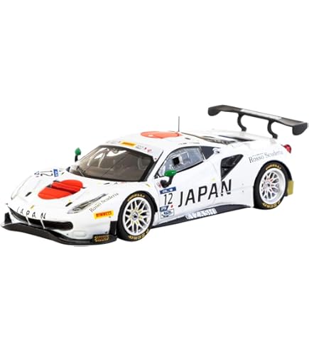 Amazon | TARMACWORKS 1/64 Ferrari 458 Italia GT3 White 完成品 T64R