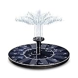 KKmoon ソーラー 噴水 ポンプ 水の高さ65cm ウォーターポンプ ソーラー パネル 鳥風呂 池 庭用 DC30S-0708R