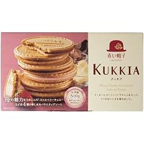 Amazon.co.jp: 赤い帽子 Kukkia クッキー ゴーフレット 60枚入 4種類入