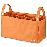 Insular® ベビーカー 多機能 収納 マザーズ バッグ  哺乳瓶 おむつ 携帯 小物 整理 収納（オレンジ）