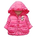 女の子の赤ちゃんのコットンコート冬暖かいジャケット・アウターウェア