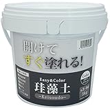 ワンウィル Easy&Color珪藻土 5kg オフブラック 3793060010