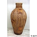 フィリピンアート インテリア 壺(T-577) 【T-577】