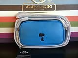 コーチ スヌーピー ポーチ ピーナッツ ブルー COACH Peanuts X snoopy Crossbody pouch [並行輸入品]