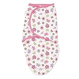 SwaddleMe Original Swaddle 1-PK, Flutter Flower (LG) by SwaddleMe