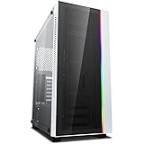 DEEPCOOL 強化ガラス仕様 ミドルタワーPCケース ホワイトカラー DP-ATX-MATREXX55V3-AR-W…