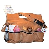 Mens Rugged Diaper Bag - Men and Moms Will Love the Large Main Compartment and the 7 Outside Compart