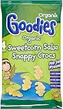 Organix Goodies Organic Sweetcorn Salsa Snappy Crocs 12mth+ (4x15g) Organixは、有機スイートコーンサルサてきぱきクロックス12