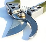HYSUNG　剪定鋏　園芸用ハサミ　剪定はさみ　SK-5スチール刃　高枝切りバサミ　180mm　剪定・整枝作業用　生け花　軽量果樹、庭木の剪定　盆栽剪定道具　植木のお手入れ　安全ロック付き