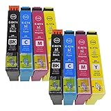 IC4CL74 (IC74)BK/C/M/Y 4色×2 ８本セット [エプソン用] 新互換インクカートリッジ残量表示付き (最新型ICチップ