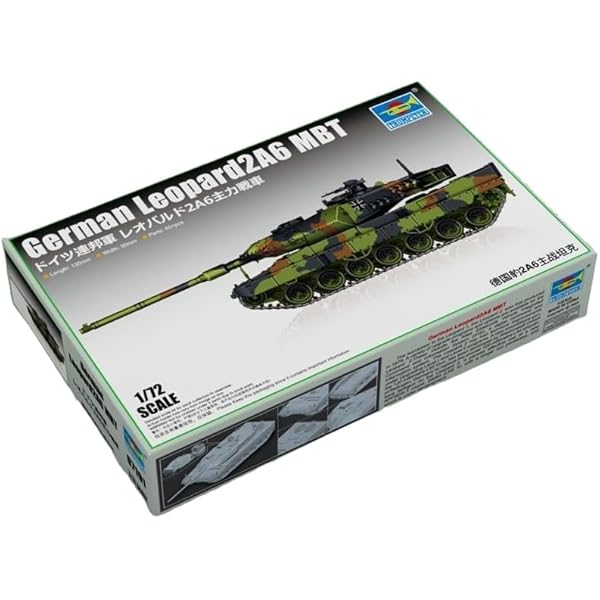Amazon | トランペッター(TRUMPETER) 1/72 ドイツ連邦軍 レオパルド2A6 