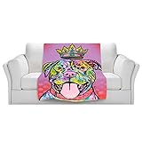 ブランケットウルトラソフトFuzzy 4サイズ！DIANOCHEデザインからby Dean Russo Imperial犬ホームDecor Unique Designer芸術的スタイリッシュな寝室アイ