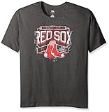 MLBボストンレッドソックスWomen 's Team Short Sleeved画面Tシャツ、2 x、チャコール/ヘザー