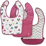 Kushies（クーシーズ） silisnap スタイとしても使える　 コンパクト お食事エプロン (G01 Girl)