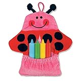 ステファンジョセフ Stephen Joseph　女の子用てんとう虫のクレヨン付きバスミット [並行輸入品]