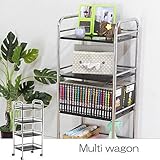 キッチンワゴン　4段ワゴン　キャスター付き　ブラック　ＦＪｆｊ09030309080ｊｆ