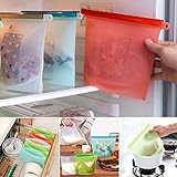 再利用可能なシリコン保存食品バッグ( 3ピースセット)気密シール食品ストレージコンテナフリーズ熱Mocrowave蒸気ストア2 – Way留めVentedまたはleak-proof ) – VENAS