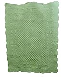Be-You-Tiful Home Kasey Baby Quilt, Green [並行輸入品]