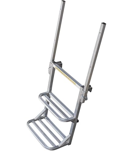 Amazon.co.jp: トラック用荷台はしご 2段 ステップ 昇降設備 ワイド 