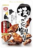亀田製菓 技のこだ割り 香ばしい醤油の荒砕き堅焼煎餅 120g 6袋セット