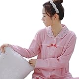 マタニティ　パジャマ　 授乳口付き　前開き　秋冬　ストライプ　寝巻き　室内　女性　ポケット付き　肌着レッド　ブルー　ゆったり　95％綿　サイズＭ、Ｌ、ＸＬ　柔らかい　ルームウエア　長袖 妊婦服