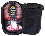 Impacto 86500000000 Knee Pad Gel Extended Style, Black/Clear by Impacto