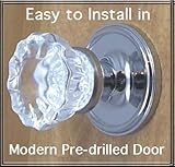 The Best Fluted Depression Crystal Door Knob Set. A Duplicate of the Early American Classic, Now Cus