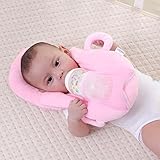 ベビー 枕 赤ちゃん 枕 新生児 通気性良好 汗取り 絶壁頭矯正 頭の形を守る 0～12ヶ月のベビーに ベビーの肌に優しい 枕カバー2枚付き 洗える 男女兼用