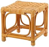 不二貿易 スクエア スツール HONNY (ナチュラル) (ナチュラル) 96430