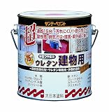 サンデーペイント 水性つやありウレタン建物用 黒 1.6L