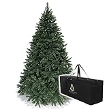 Branch Trees® 最高級リッチ クリスマスツリー 210cm ヌードツリー本物そっくり モミの木タイプ 1本1本細かく見栄え HBRT-21-J (HBRT-21-J収納バッグ付き)