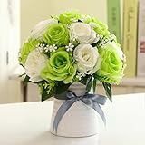 花瓶 陶器花器 フラワーベース おしゃれ 北欧 生け花 家の装飾 Flower Vase 白