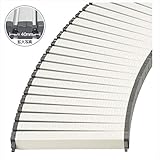 ミヅシマ工業　樹脂製グレーチング　フリーハードルST-2　♯200　　200mm×1m×26mm　431-2280　※受け枠別途 アイボリー　お選びください