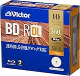 ビクター(Victor) 1回録画用 BD-R DL VBR260RP10J1 (片面2層/1-6倍速/10枚)