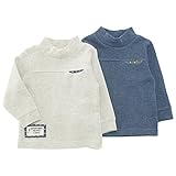 【アウトレット】 La Chiave ハイネックＴシャツ(80～130cm) キムラタンの子供服 ネイビーブルー 90 ( 53351x53551-144 )