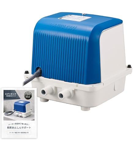Amazon | テクノ高槻 DUO-80(CP-80W後継機種） 右散気 浄化槽ブロワー