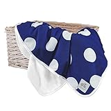 Just Born Valboa Blanket, Navy Dots by Just Born [並行輸入品]