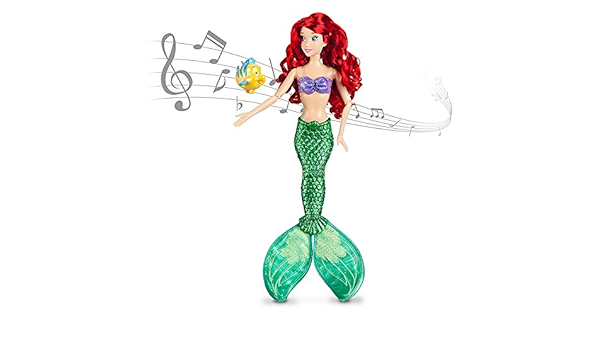ディズニーストア リトルマーメイド プリンセス アリエル デラックス 歌う人形 高さ18インチ 人形 ドール おもちゃ Amazon