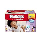3卸売ロットHuggies Snug and Dry Plusおむつサイズ5、486おむつ合計