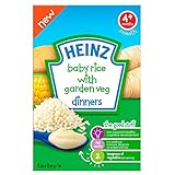 Heinz Baby Rice & Garden Veg Dinners 4mth+ (125g) ハインツ赤ちゃんの米と庭の野菜の夕食の4Mth + （ 125グラム）