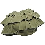 platinumbaby(プラチナムベイビー)フライス2段ブルマスカート(カーキ)