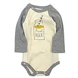 ampersand MILKボトルベビーウェア グレー(GY) 60