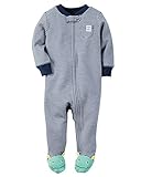 カーターズ Carter's カバーオール ロンパース 長袖 前開き Cotton Zip-Up Sleep & Play 6M (61-67cm) [並行輸入品]