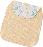 UCHINO BABY&KID'S BATH UCHINOプレミアム マシュマロガーゼ ベア 汗とりパッド 約20×33cm ホワイト