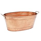 Achla Designs Large OvalスチールTub by Minuteman International – ACHLA Designs