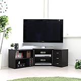送料無料 テレビ台 コーナー ローボード テレビボード コーナーテレビ台 コーナー3点セット ダークブラウン TIP0220BR
