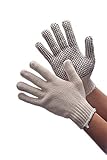 Tuff Grip String Knit Glove with One Side PVC Dots [並行輸入品]