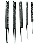 General Tools & Instruments SPC74 Round Shank Center Punches, Set of 5 [並行輸入品]