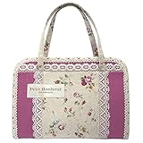 IROHAcloth(イロハクロス) Petit Rose ピンク ジャバラ式ラウンドファスナーマルチケース Sサイズ 母子手帳ケース
