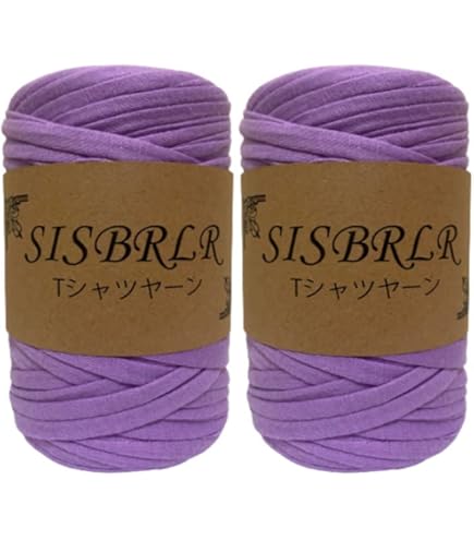 Amazon | SISBRLR Tシャツヤーン 手芸 ハンドメイド diy 初心者向け 